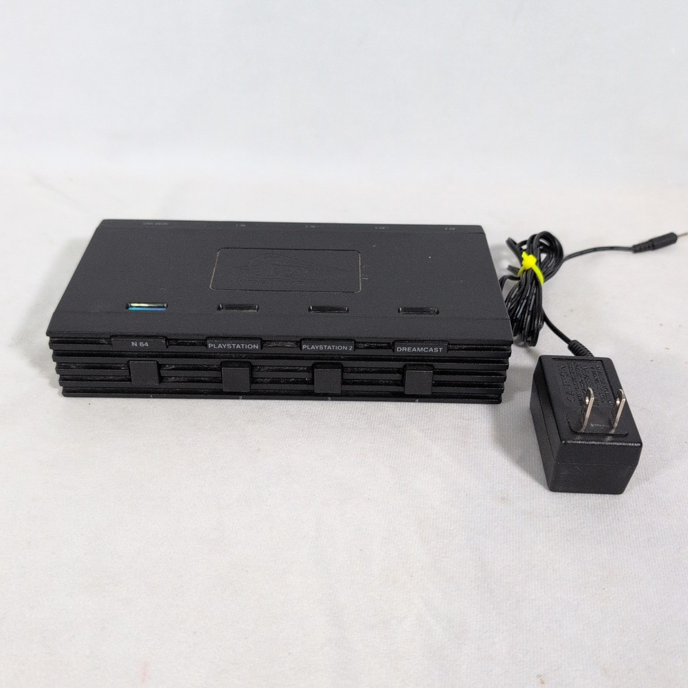 Pelican Accessories Game System Selector 4-Port AV S-Video Switch Power Cord